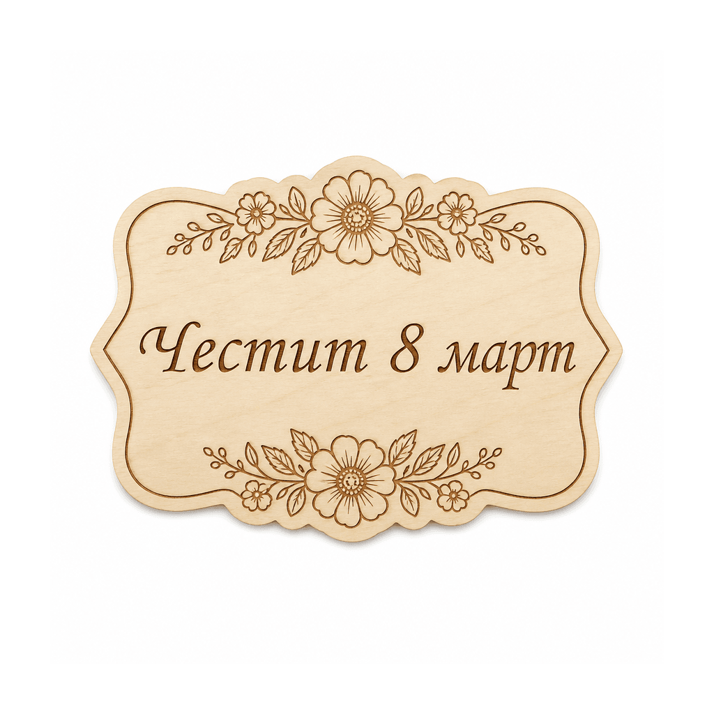 Плакет „Честит 8 март“