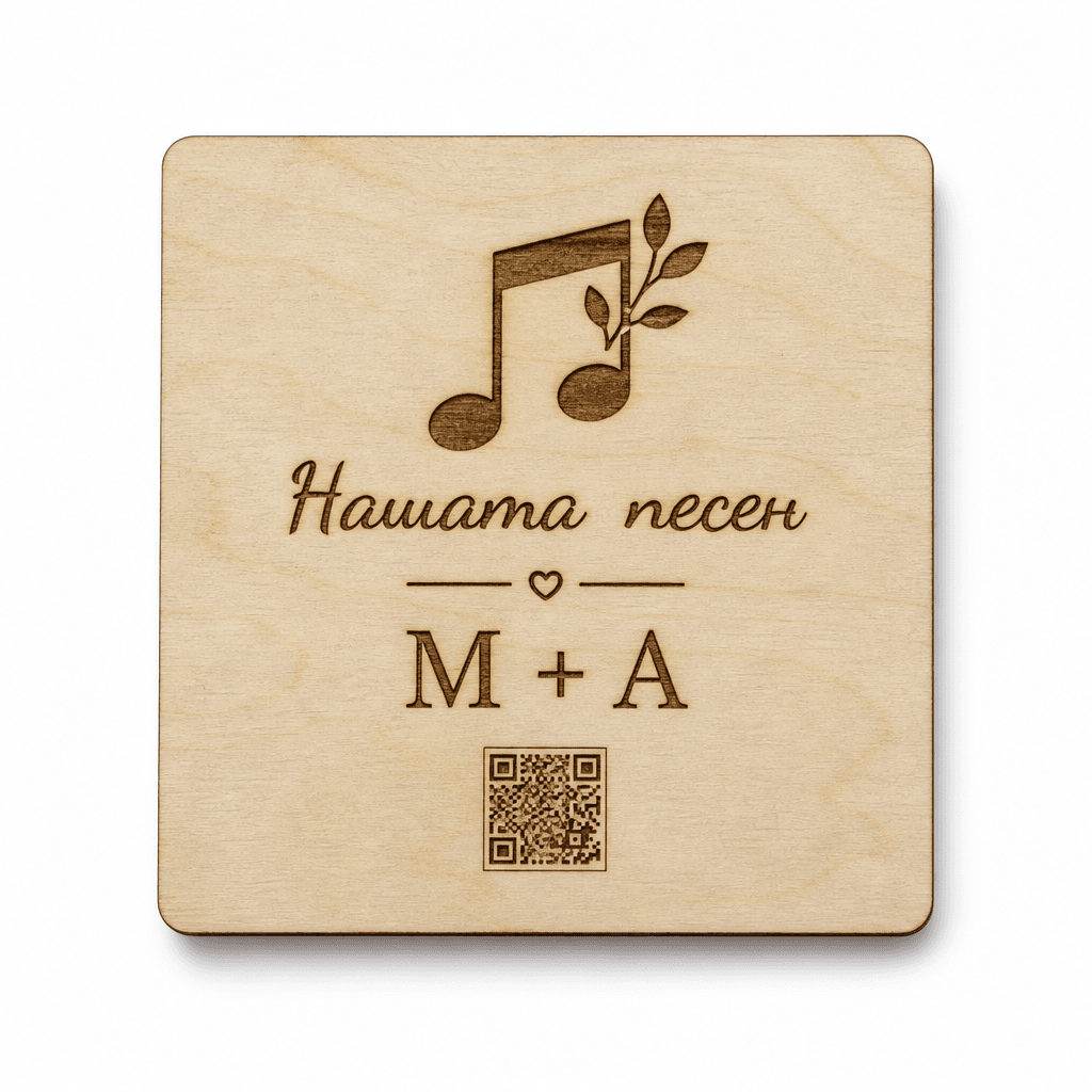 Плакет „Нашата песен“ с QR